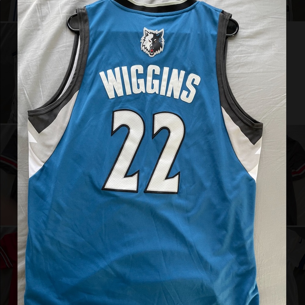 L Andrew Wiggins Minnesota Timberwolves Jersey